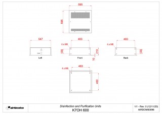 Dimensions K7 600 
